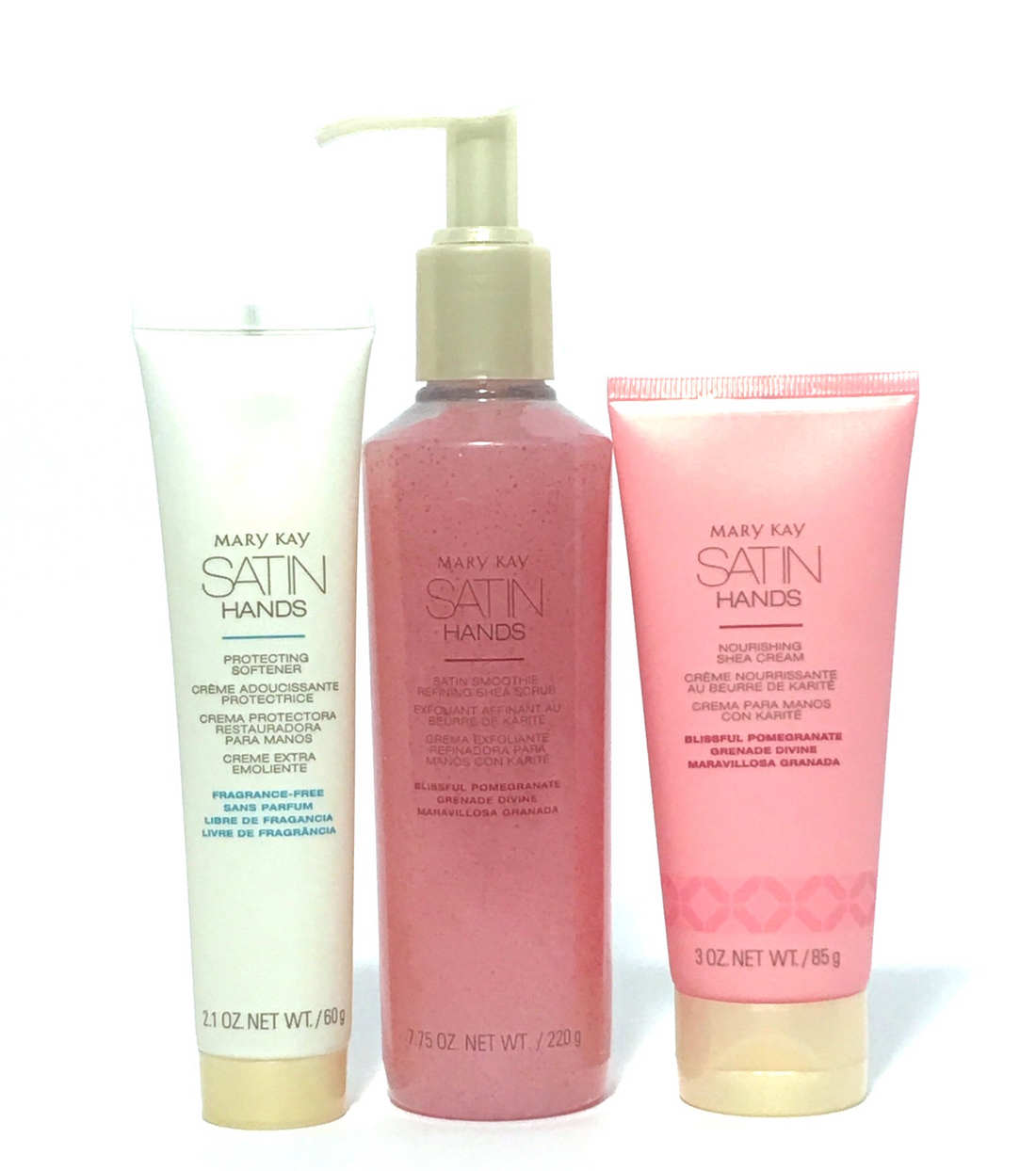 Mary Kay Blissful Pomegranate Satin Hands Set (Discontinued)