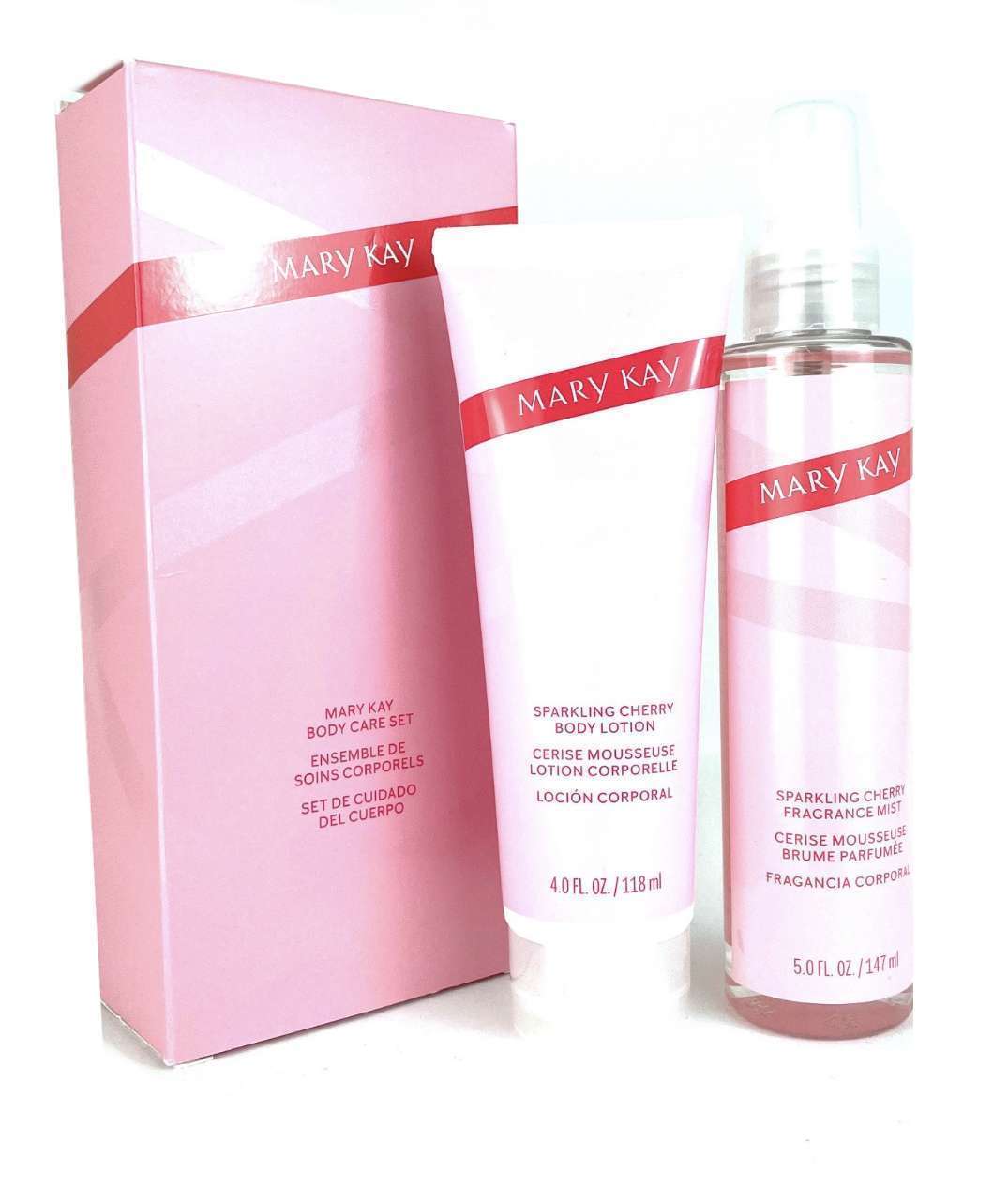 Mary Kay Sparkling Cherry Body Care Set ~ Body Lotion &amp; Fragrance Mist