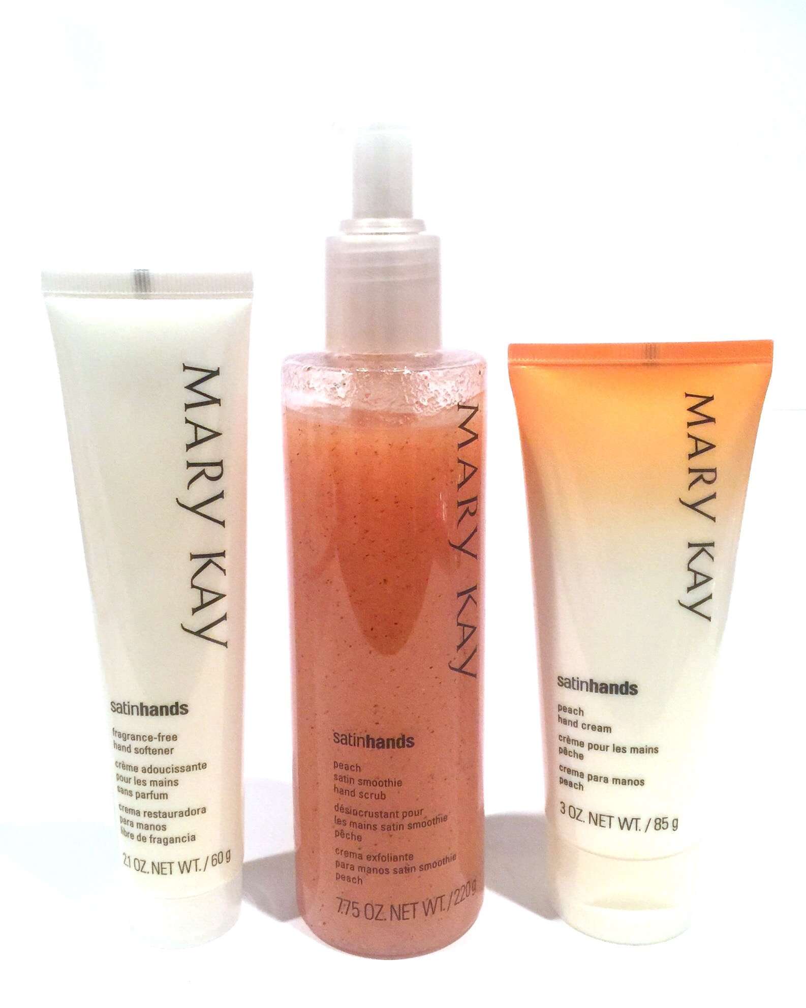 Mary Kay Peach Satin Hands Set (Discontinued)