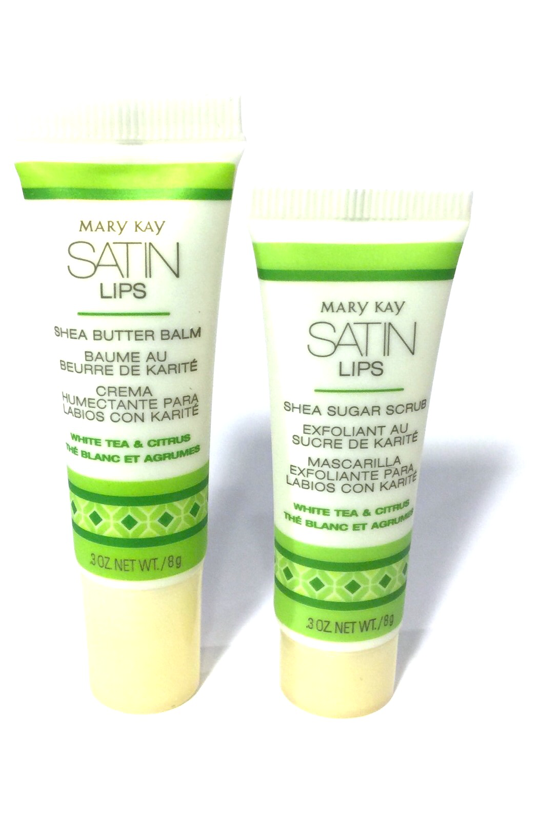 Mary Kay Satin Lips Set (Balm &amp; Scrub)~White Tea &amp; Citrus