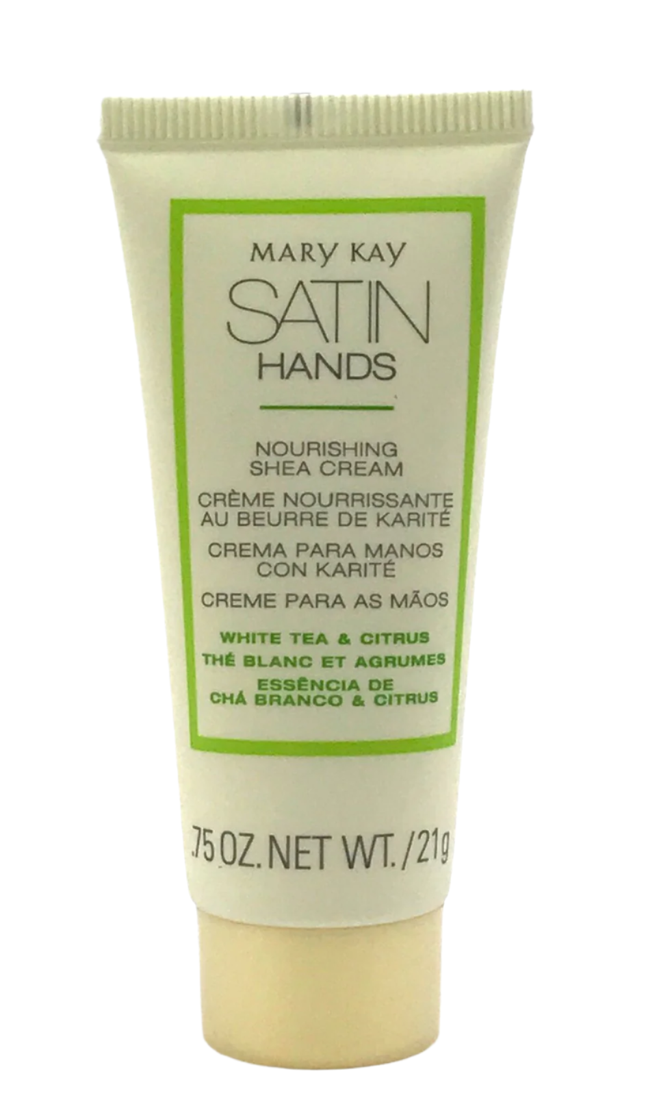 White Tea &amp; Citrus Nourishing Shea Cream ~ Deluxe Size Satin Hands